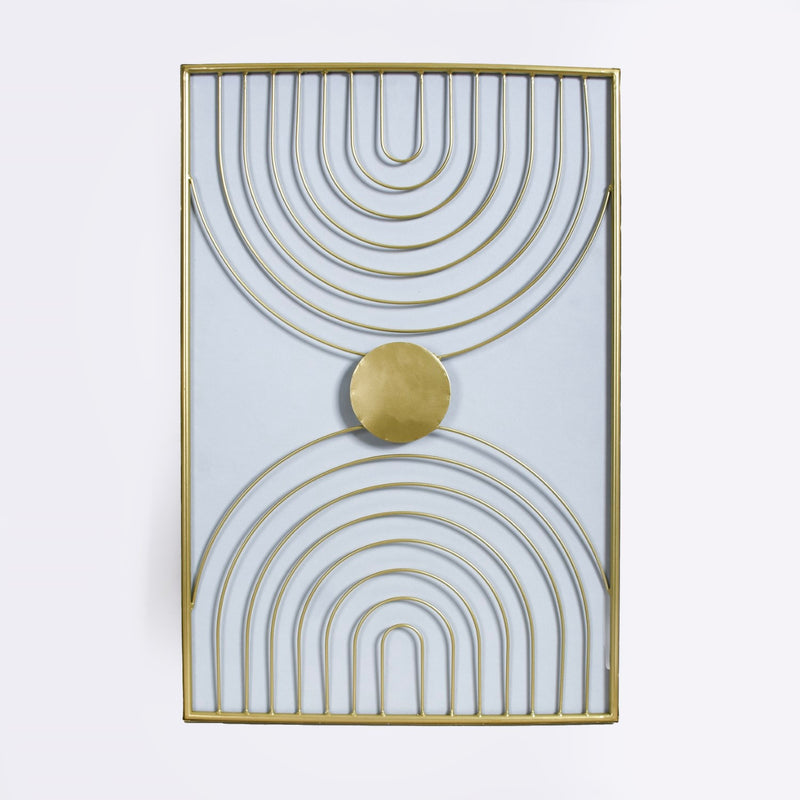 Arch Wabi Sabi Framed Metal Artwork For Wall Decor 23x15 Inch- Wall art, minimalist, 3d wall art, abstract wall art, acrylic wall art, modern wall art