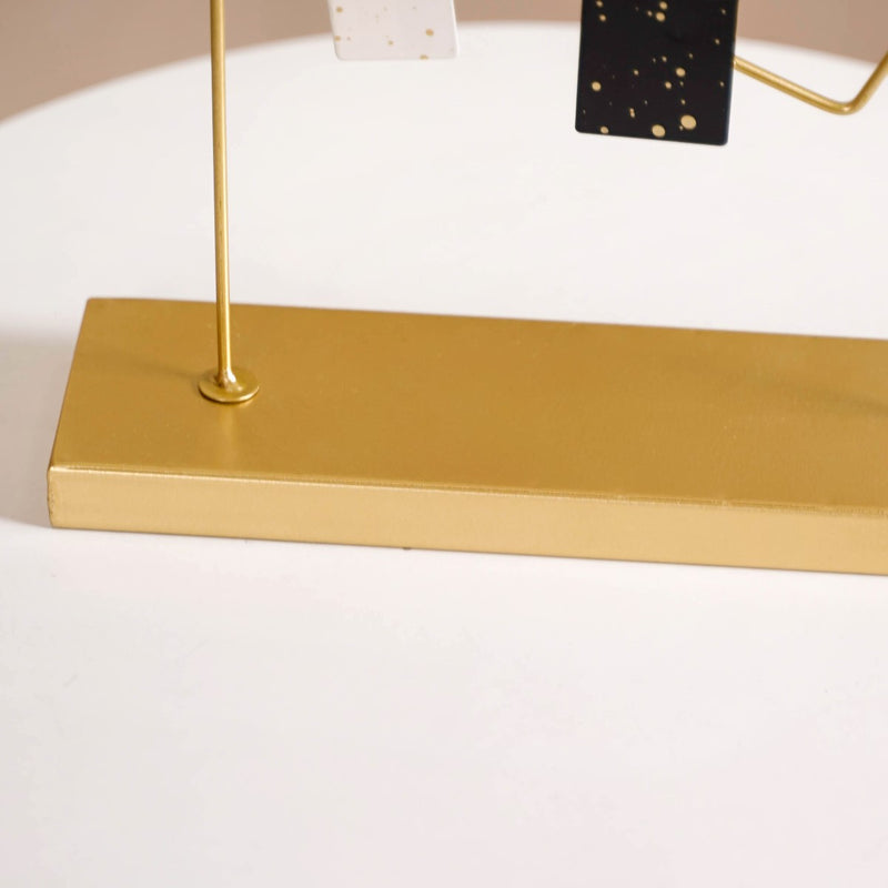 Abstract 3D Metal Table Decor