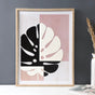 Set Of 2 Monstera Leaf Wall Art 23x17 Inch