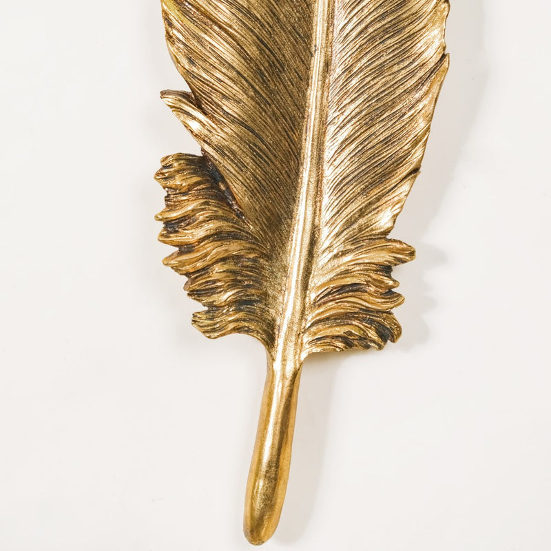 Feather Wall Decor For Living Room- Feather Wall Decor, Living Room Wall Art, Decorative Feather Accent, Feather Wall Hanging, Stylish Wall Decor