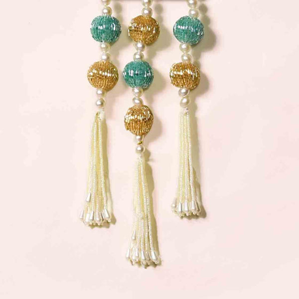 Set Of 2 Kamdhenu Pichwai Wall Decor With Tassels