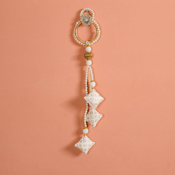 Pearl Toran and Door Hanging Set of 3 Off-White