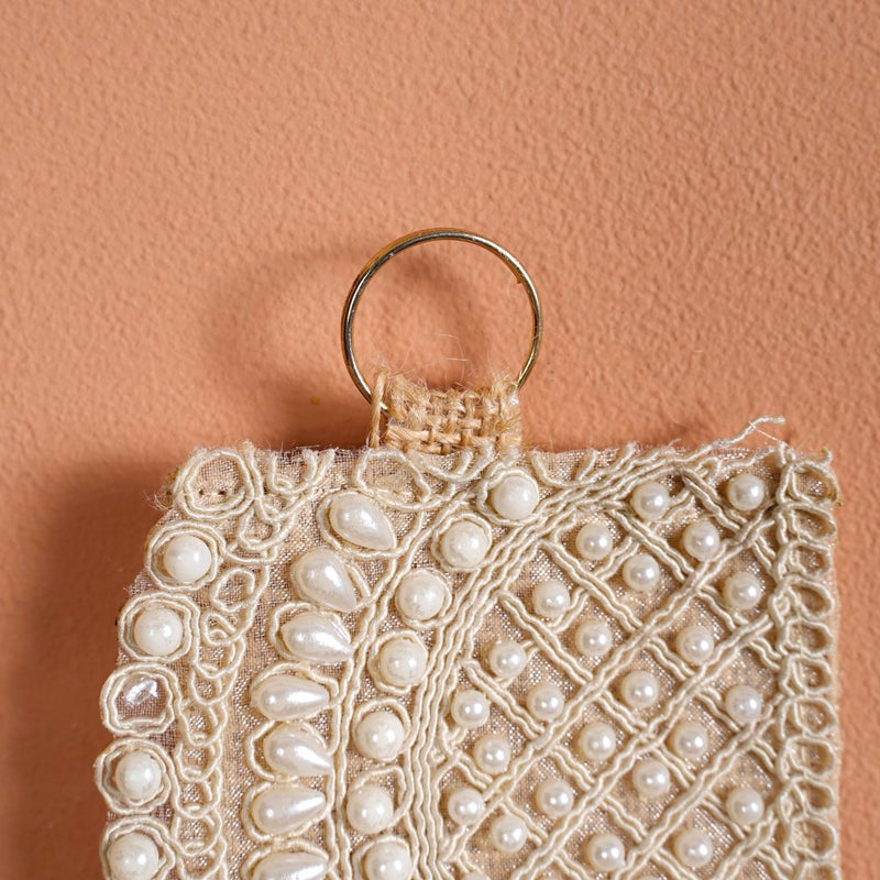 Pearl Toran and Door Hanging Set of 3 Off-White