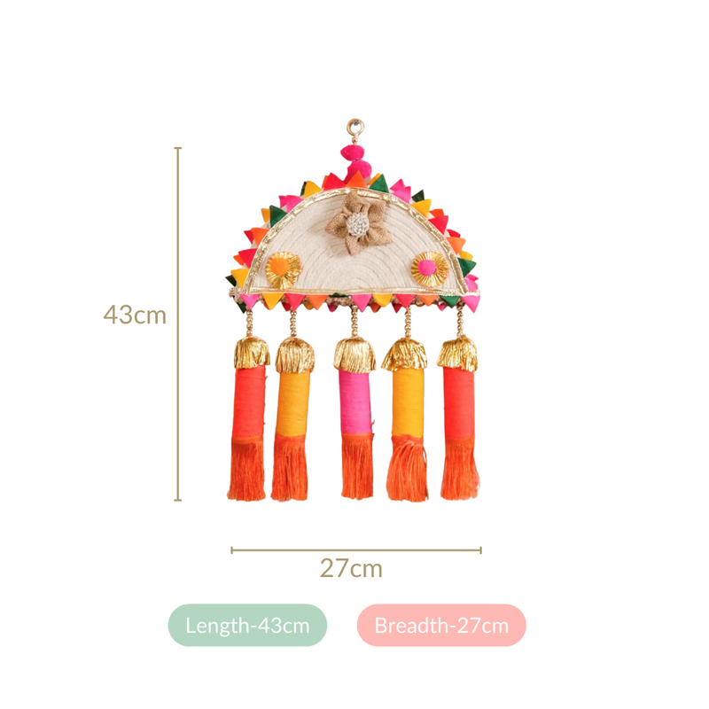 Multicolour Decorative Wall Hanging Set of 2