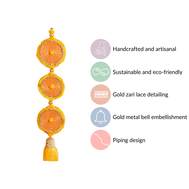 Sustainable Wall Hanging Multicolour Set of 2