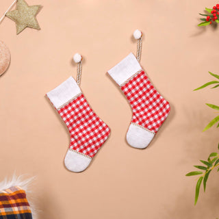Set Of 2 Festive Stockings