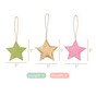 Colourful Star Wall Hangings Set of 3