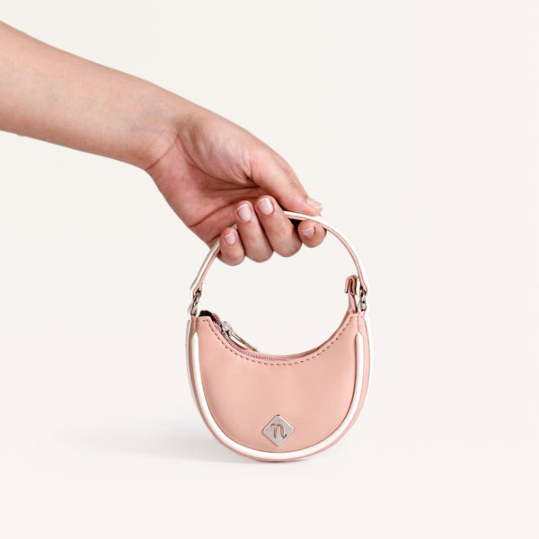 Half Moon Mini Purse Pink