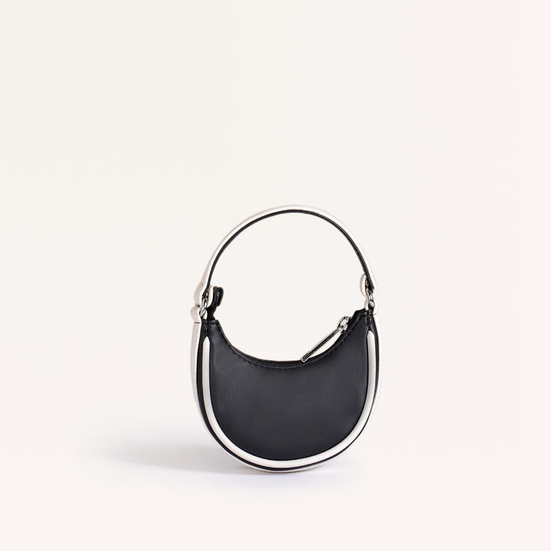 Mini Crescent Bag Black