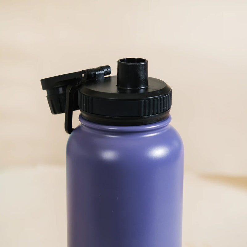 Stainless Steel Travel Bottle Blue 1L - Water bottle, stainless steel water bottle, insulated water bottle, sipper water bottle