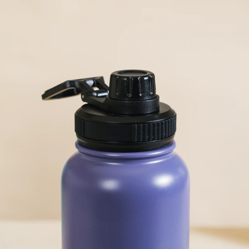 Stainless Steel Travel Bottle Blue 1L - Water bottle, stainless steel water bottle, insulated water bottle, sipper water bottle