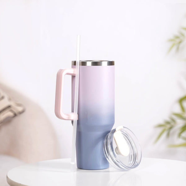 Ombre Stainless Steel Sipper Bottle With Handle 1200ml