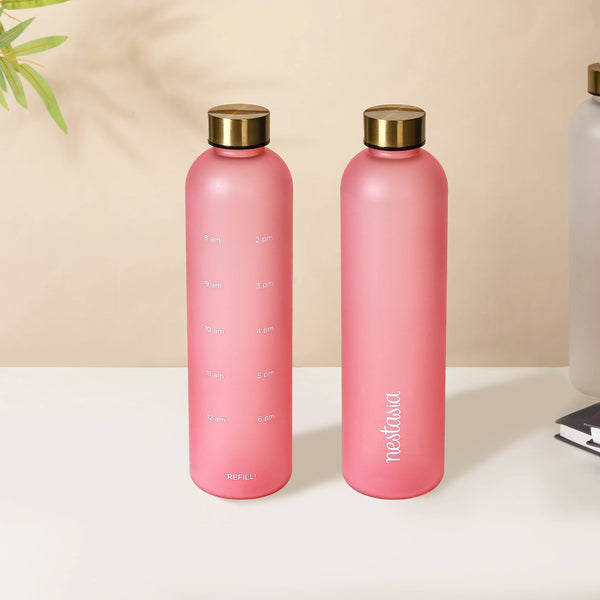 Stylish Sports Water Bottle Pink 1L