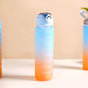 Motivational Water Bottles Set of 3 Blue Orange- Water bottles, water bottle set, BPA free water bottles, water bottle with sipper