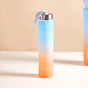 Motivational Water Bottles Set of 3 Blue Orange- Water bottles, water bottle set, BPA free water bottles, water bottle with sipper