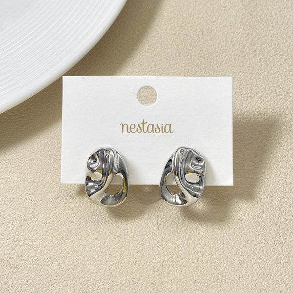 Wavestone Stud Earrings