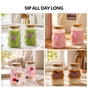 Wavy Butterfly Tumbler With Straw Set Of 2 500ml