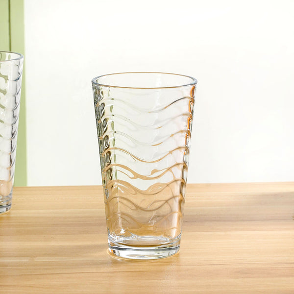 Wavy Tall Tumbler Set Of 6 450ml