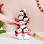 Whimsical Penguin Tower Showpiece