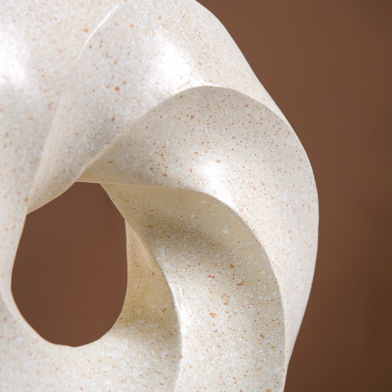 Whirlwind Art Decor Showpiece White