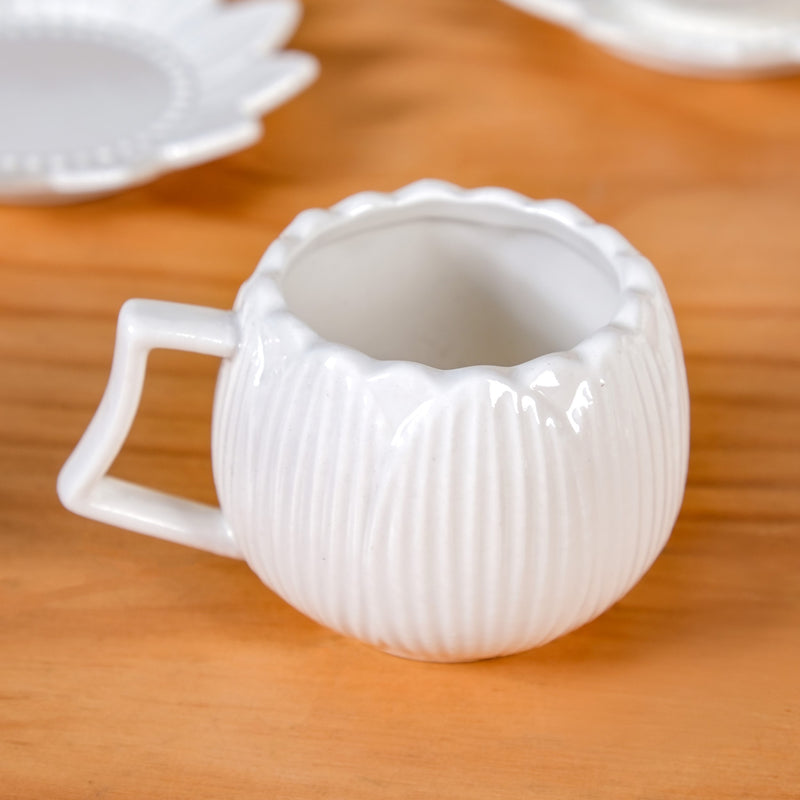 White Bloom Espresso Set Of 6 100ml