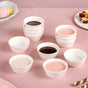 White Dip Bowl Set Of 12 90ml - Dip bowls, mini bowls, condiments bowls, dip bowls set, ceramic dip bowls, small sauce bowls