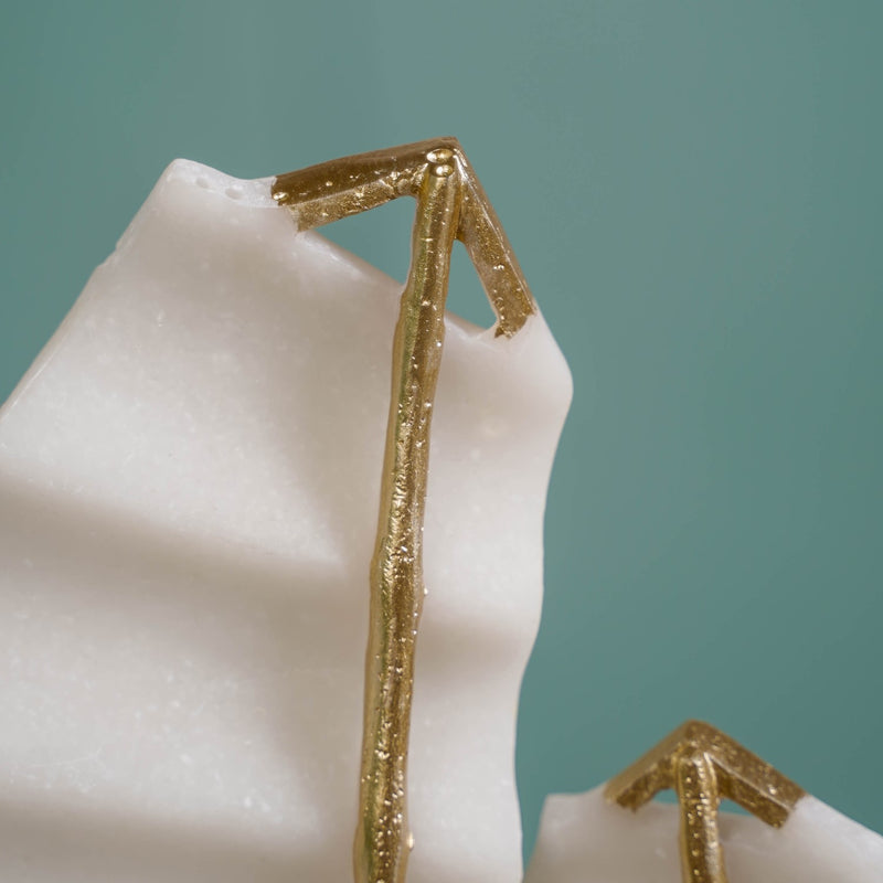 White Catamaran Showpiece