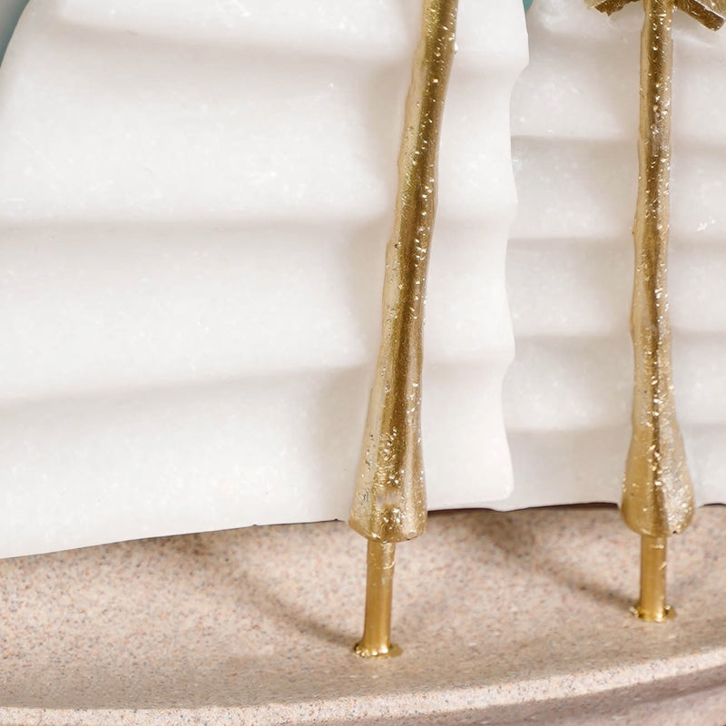 White Catamaran Showpiece