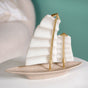 White Catamaran Showpiece