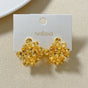 Wildflower Cluster Earrings Gold