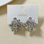 Wildflower Cluster Earrings Silver