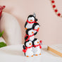 Whimsical Penguin Tower Showpiece