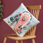 Winter Wonderland Embroidered Cushion Cover 39x39cm