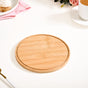 Wooden Cake Stand With Transparent Cloche