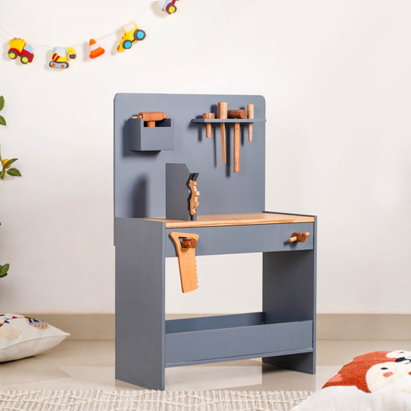 Carpenter Set For Kids Wooden Educational Pretend Play