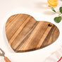 Wooden Heart Acacia Serving Platter