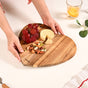 Wooden Heart Acacia Serving Platter