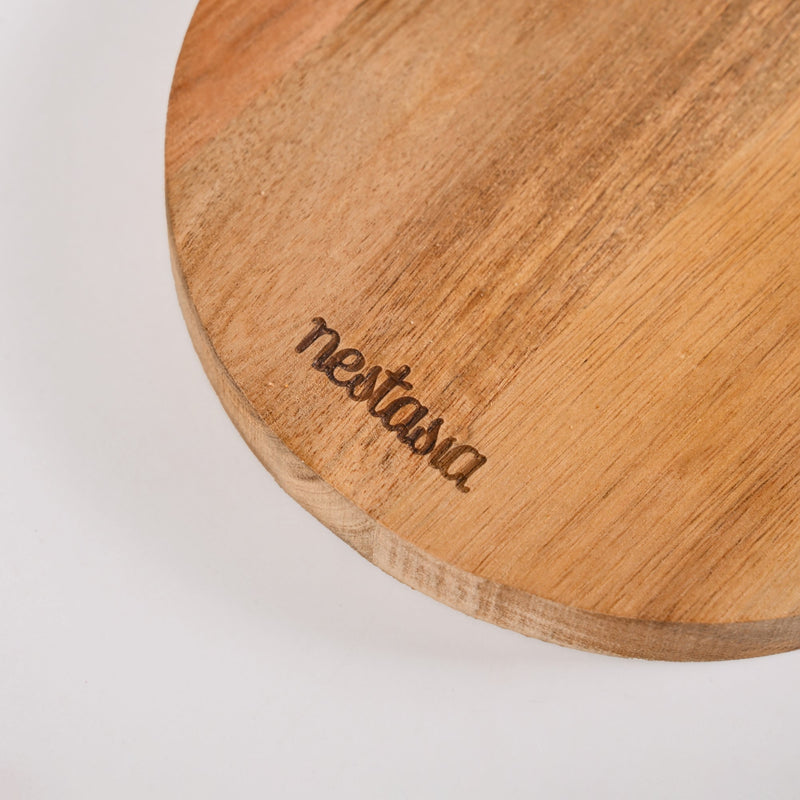 Wooden Wine And Dine Cocktail Platter Set Of 2