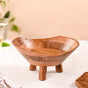 Acacia Wood Salad Bowl With Legs 1500ml