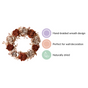 Sustainable Flower Wreath Garland Brown & Beige