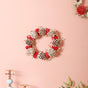 Sola Flower Wreath For Wall Decor Red & Beige