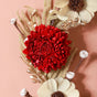 Sustainable Wreath For Home Decoration Red