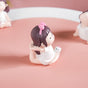 Kawaii Little Girl Yoga Showpiece Set Of 4