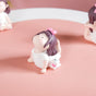 Kawaii Little Girl Yoga Showpiece Set Of 4