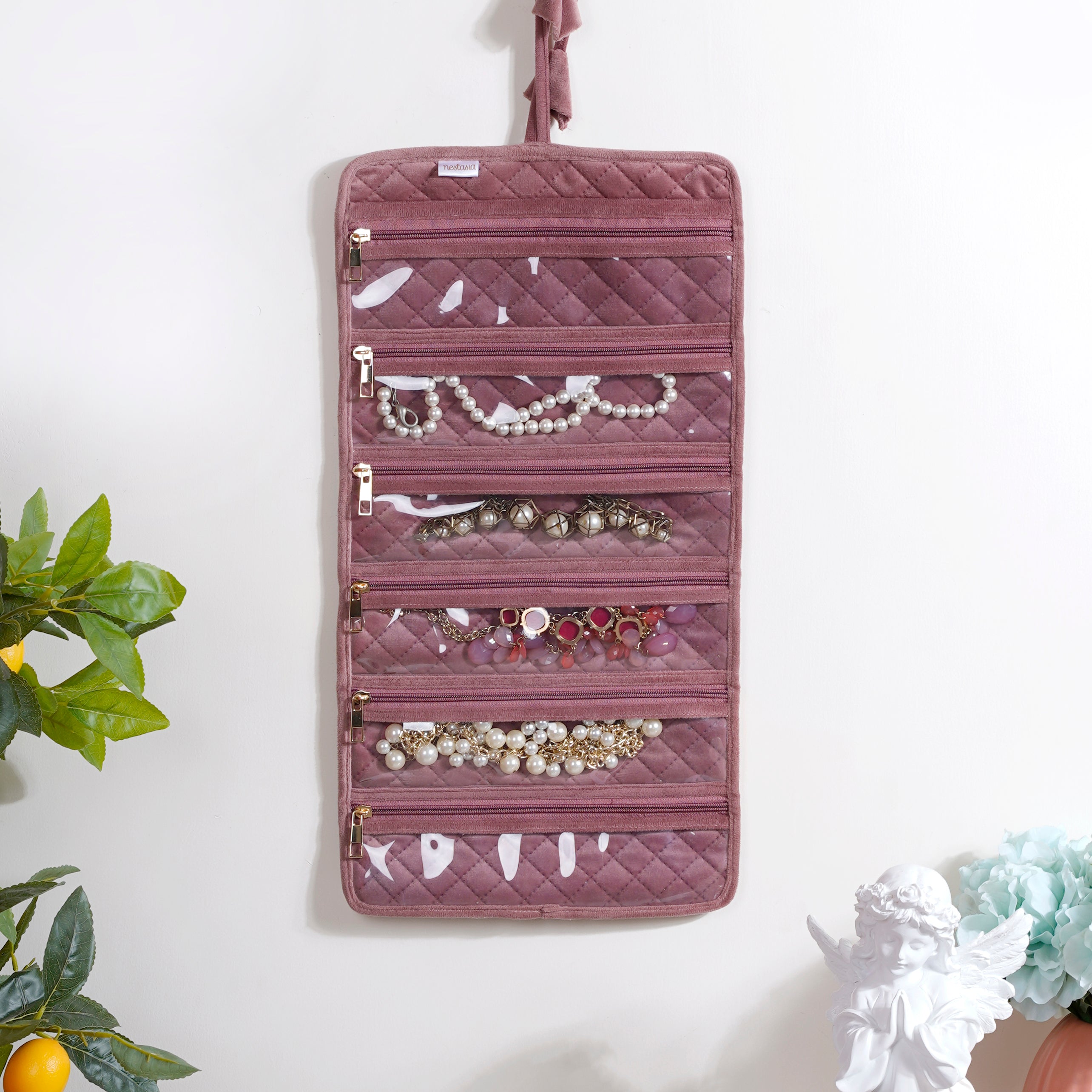 Jewellery Organizer Roll Buy Travel Jewellery Roll Online Nestasia