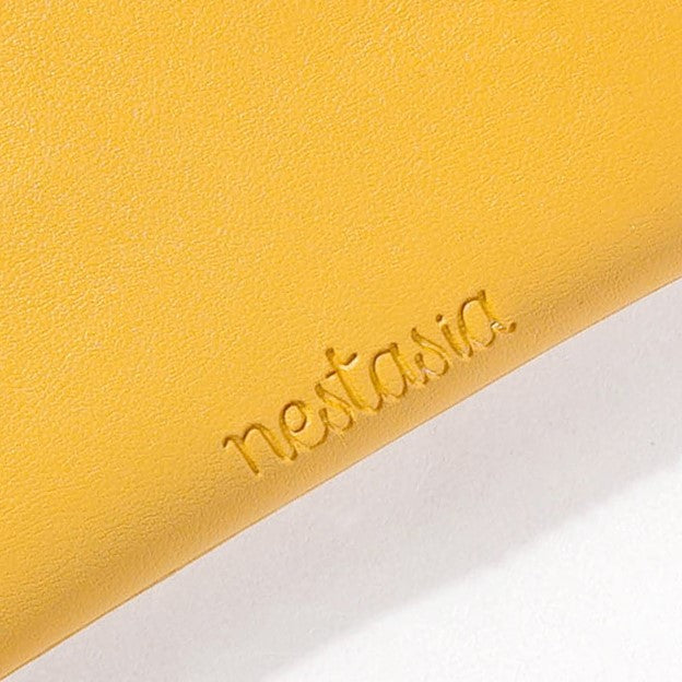 Fronds And Blooms Coin Pouch Yellow