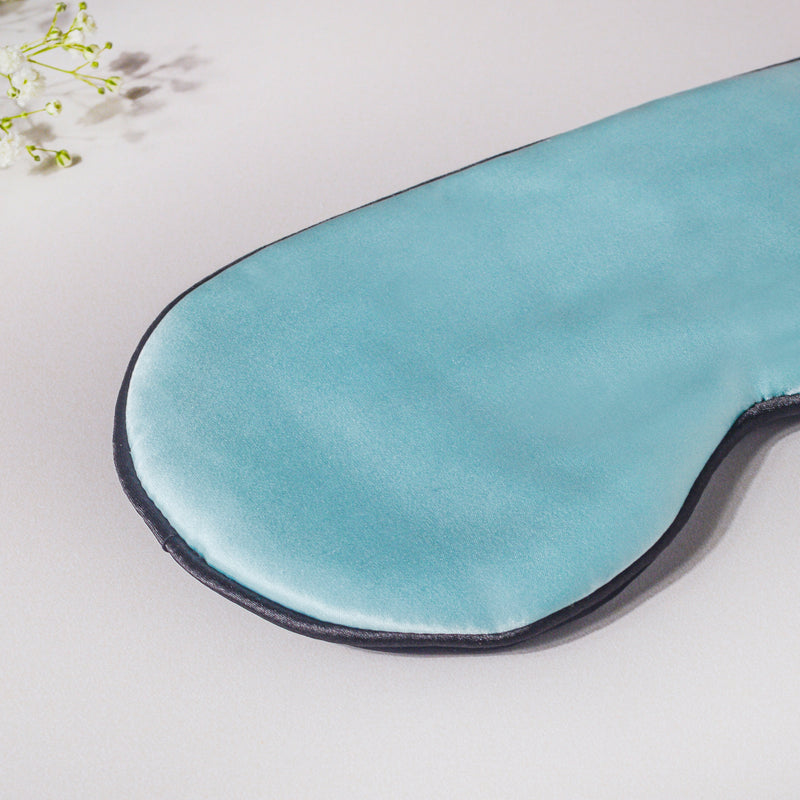 Aqua Blue Travel Eye Mask