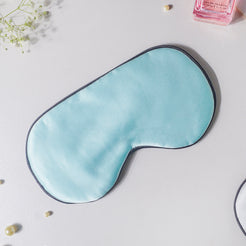 Aqua Blue Travel Eye Mask