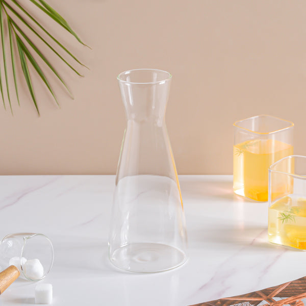 Glass Carafe - Water Jug, glass jug, juice jug | Jug for Dining table & Home decor