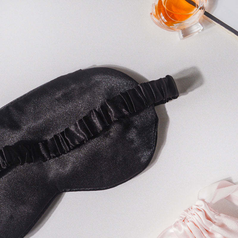 Night Sky Black Travel Eye Mask